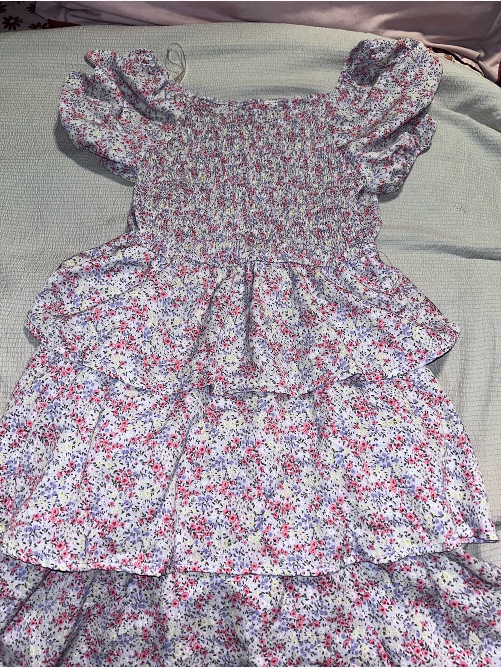 Little girl floral sundress